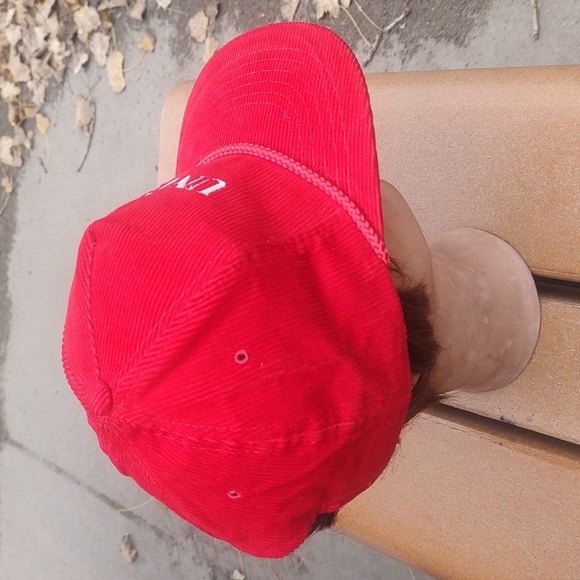 Vintage UNISYS Embroidered Corduroy Snapback Cotton Cap Hat w/Rope - Picture 6 of 9